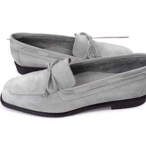 Amalfi Pillow Slip On Womens Shoes Leather 8.5M Pale Blue